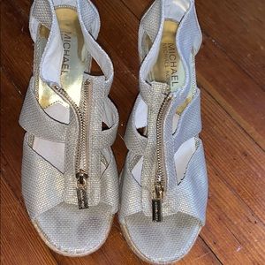 Size 7 Michale Kors Damita wedge